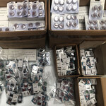 Ca. 750x Eyelets diverse uitvoeringen, eyelets doosjes